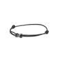 Preview: 1,5 mm schwarzes Nylonarmband mit schwarzem Infinity-Zeichen - Infinity Black